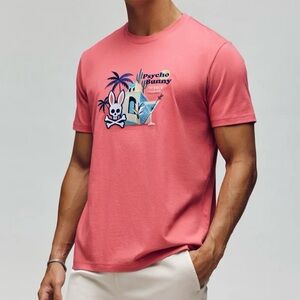 NWT Psycho Bunny Men's Shane Graphic Tee sz L